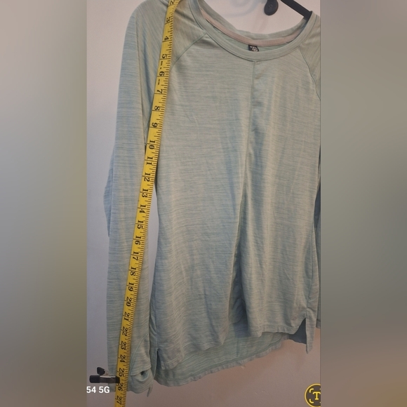 Nyl Women's Light Blue Long Sleeve Top Size Medium - Picture 3 of 7